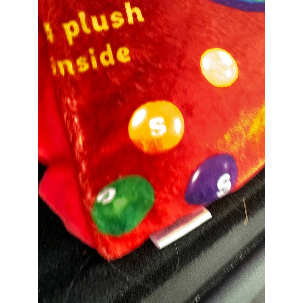 Skittles Candy Bag Plush Pillow with 4 Removable Plush Candies Inside Red NWT - Picture 4 of 4